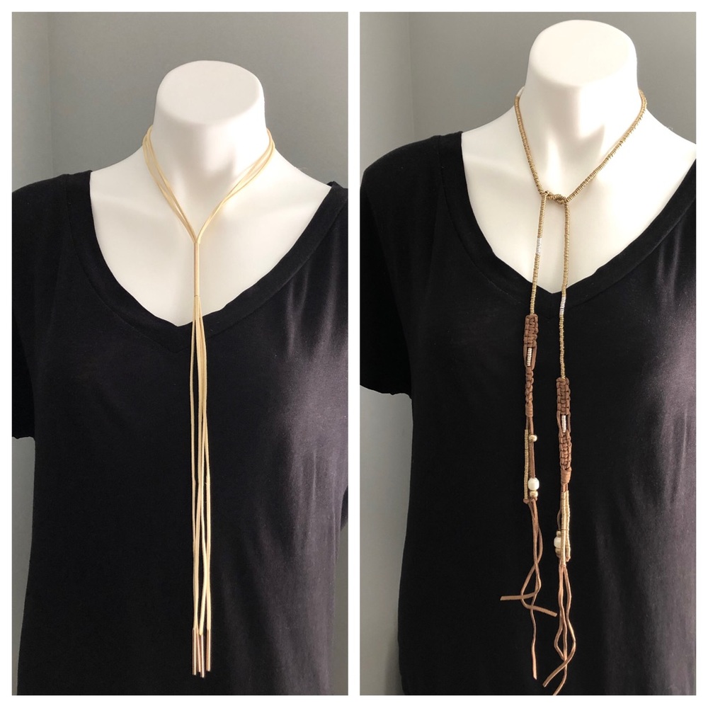 2 set of necklaces - trendy and fun
